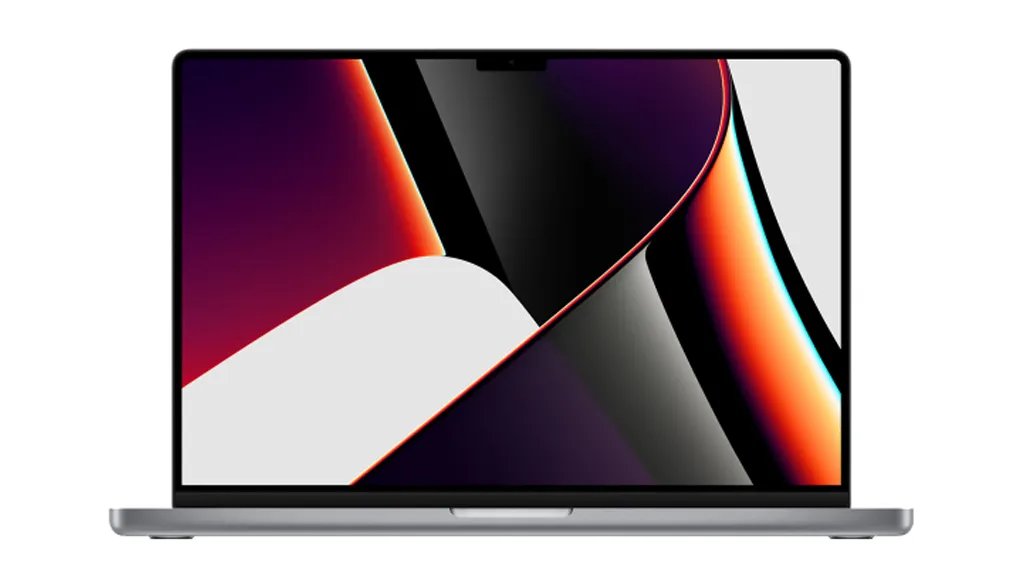 MacBook Pro 16" M2 Pro / M2 Max (2023) (A2780) — laptop deschis, vedere din față, la service MacBook în București