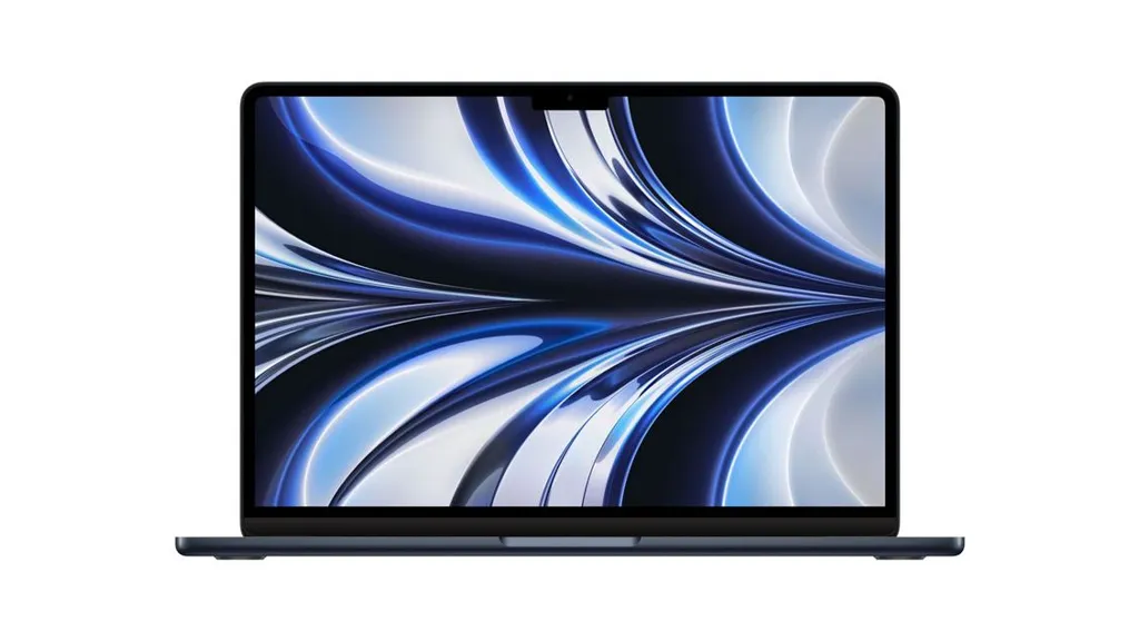 MacBook Air 13" M3 (2024) (A3113) — laptop deschis, vedere din față, la service MacBook în București
