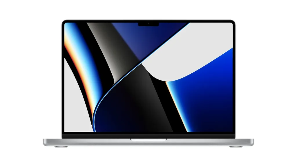 MacBook Pro 14" M1 Pro / M1 Max (2021) (A2442) — laptop deschis, vedere din față, la service MacBook în București